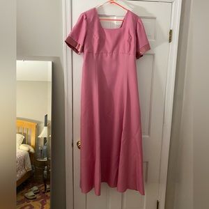 Vintage Jordan pink Bridesmaid Prom Formal dress gown